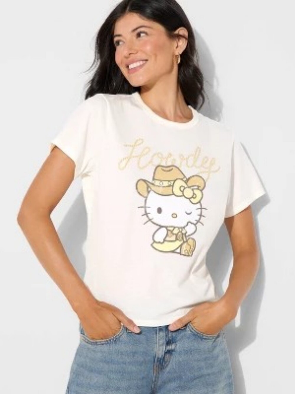 Hello Kitty Cowgirl "Howdy" T Shirt Size 3X